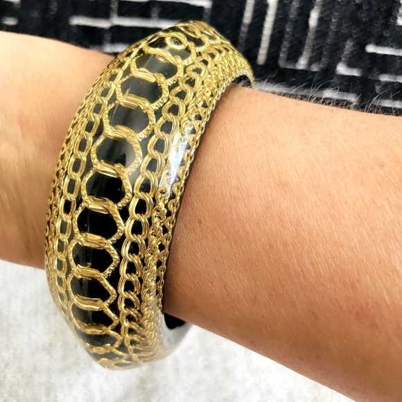CC Skye Black and Gold Bracelet - Picture 3 of 12